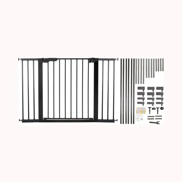BabyDan Premier - Traphekje All-In-One - Klembevestiging 73, 5-119 Cm - Zwart thumbnail