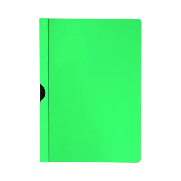 Clip Report File Q-Connect Metal Clip Pp A4 200/350 Micron Green/Document Archiving/Type-Hard, With Metal Clip/Material-Pp/Label-N.a. / thumbnail