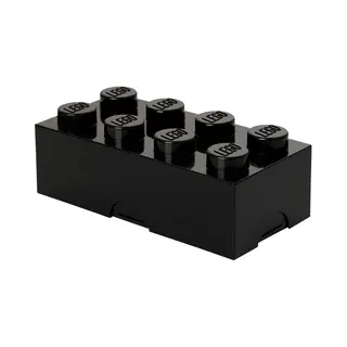 Lego RC402335 - Lunchbox Brick 8 - Polypropyleen - Zwart