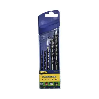 Irwin, Boorbitje, Boorset Maasmond 4, 5, 6, 8, 10 Mm (4, 5, 6, 8, 10 Mm)