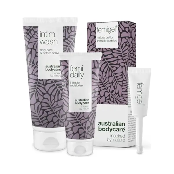 Australian Bodycare 3 Products For Intimate Care | Helps Reduce Dryness, Itching & Redness | Inside The Kit, Intim Wash 200ml + Femi Daily 100ml + Femigel 5x5ml | thumbnail
