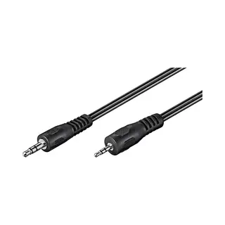 Microconnect AUD3525LL2 audio kabel 2 m 3.5mm 2.5mm Zwart