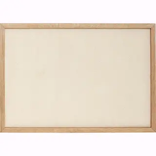 Hübsch Hubsch Prikbord Eiken Naturel Met Canvas