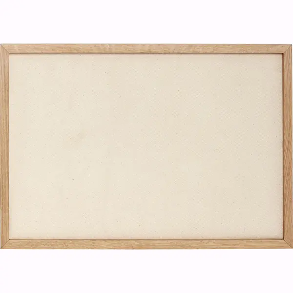 Hübsch Hubsch Prikbord Eiken Naturel Met Canvas thumbnail