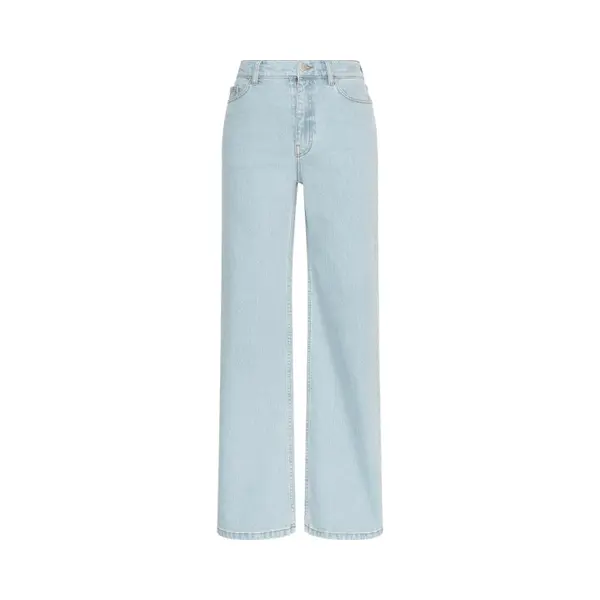 Msch Copenhagen Mschsolia Ada Hw Wide Jeans Dames - Broek - Lichtblauw - Maat M thumbnail