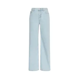 Msch Copenhagen Mschsolia Ada Hw Wide Jeans Dames - Broek - Lichtblauw - Maat L