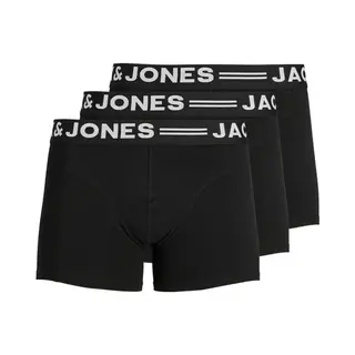 Jack & Jones Boxershorts 'Sense' Zwart / Wit