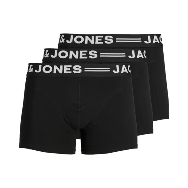 Jack & Jones Boxershorts 'Sense' Zwart / Wit thumbnail