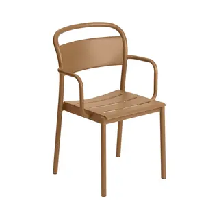 Muuto - Stackable Armchair Linear - Beige - Steel - Designer Thomas Bentzen