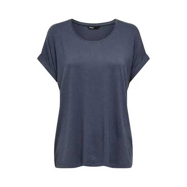 Only T-Shirt Onlmoster – Kurzarmshirt Mit Aufschlag Und Klassischem Look Viskosemischung, Regular Fit thumbnail