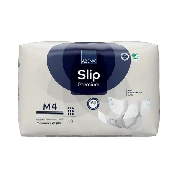 Abena Incontinentie Slip Premium M4 - Eendelig Verband Ter Bescherming Van Zwaar Urineverlies En (Dunne) Ontlasting - Perfecte Aansluiting Door thumbnail