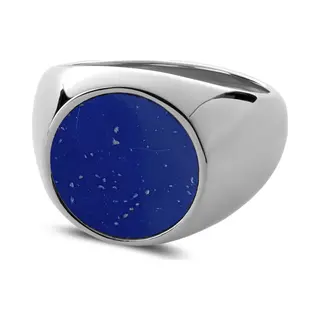 Lucleon Larse Zilverkleurige Makt-ring