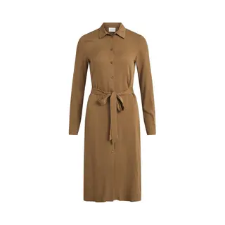Vila Vidania Belt Ls Shirt Dresssu Dames Jurk - Maat 34