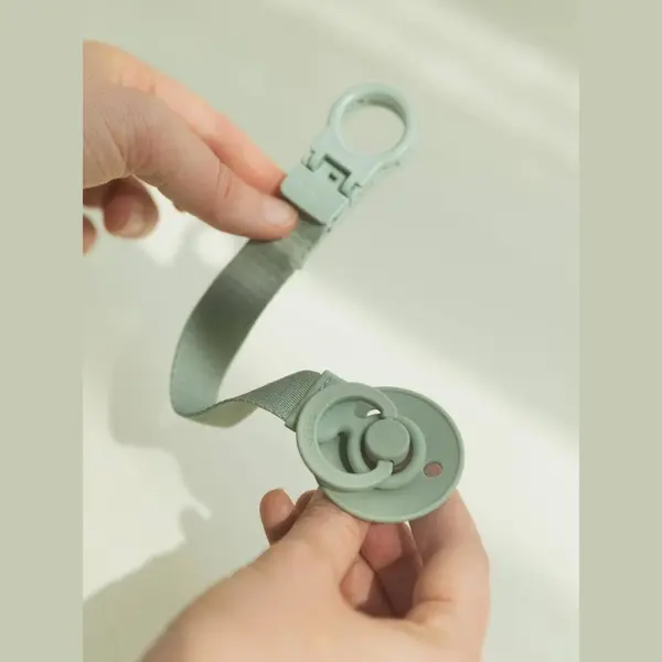 Bibs Soother Clip Loop 0+Months 1Pack Sage thumbnail