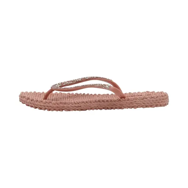 Ilse Jacobsen Teenslipper 'Cheerful' Oudroze / Zilver thumbnail