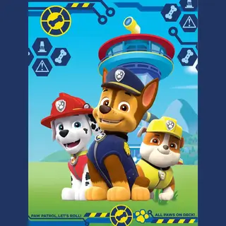 BrandMac Paw Patrol Fleecedeken Voor Kinderen, 140 X 100 Cm