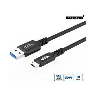 Microconnect USB3.2AC1 Usb cable Usb 3.2 Gen 2 (3.1 Gen 2) 1 m Usb C Usb A Black