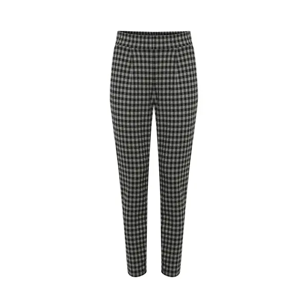 Ichi Broek Ihkate Checky Pa2 20114644 Black 194008 Dames Maat - M thumbnail