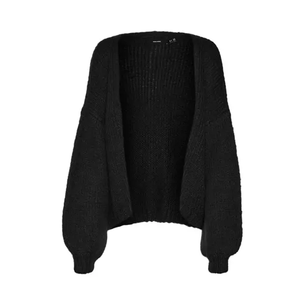 Vero Moda Gebreid Vest 'VMMaybe' Zwart thumbnail