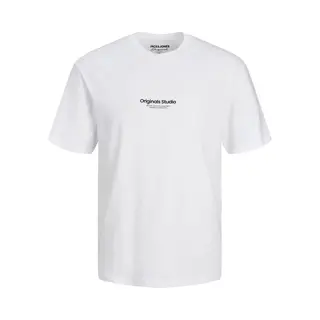 Jack & Jones Herren Rundhals T-Shirt Jorvesterbro - Regular Fit S M L Xl Xxl, Größe, Xl, Farbe, Bright White 12240121