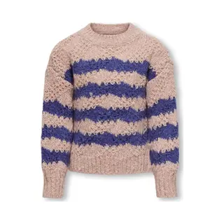 Only Trui Meisjes - Roze - Blauw - KOGace - Maat 134/140
