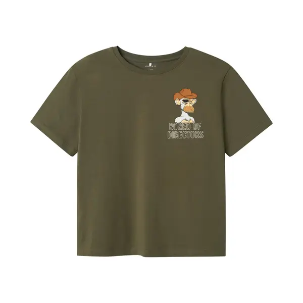 Name It T-shirt Jongens - Groen - NKMdyn - Maat 134/140 thumbnail