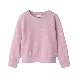 Name It Sweatshirt 'NMFValba' Rosa / Offwhite