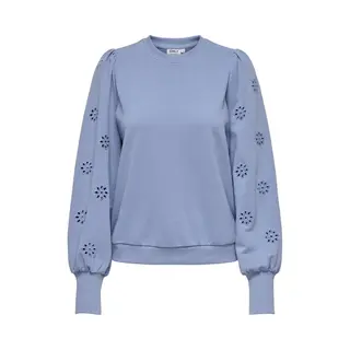 Only Onlfemme L/S Puff Embroidery Ub Swt Dames Trui - Tempest