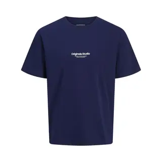 Jack & Jones Jorvesterbro Crew Neck Heren T-shirt - Blauw - Xl