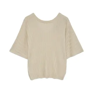Vero Moda - Vmbarbados Ss V-Back Pullover Ga Se - Dames - Gebreide Truien