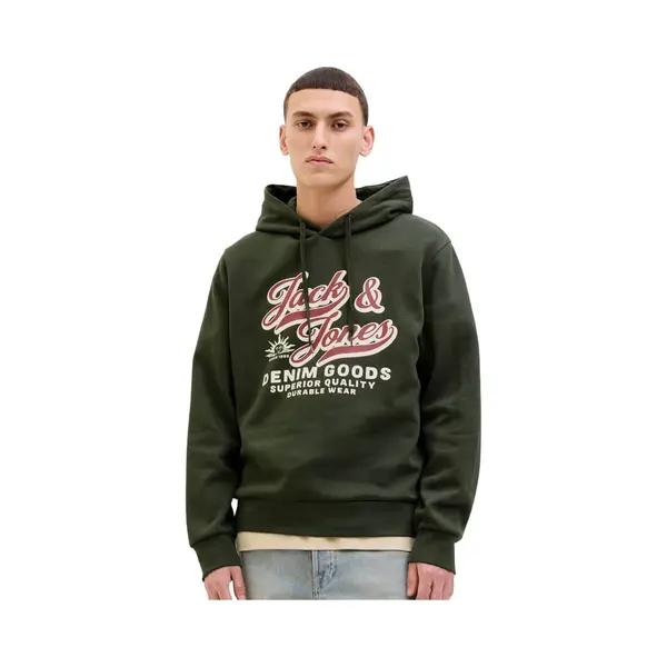 Jack & Jones Herren Hoodie Kapuzenpullover Jjelogo Sweat Hood 2 Col - Regular Fit thumbnail