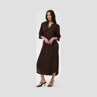 Kleid Damen Kaffe Milia Kaftan