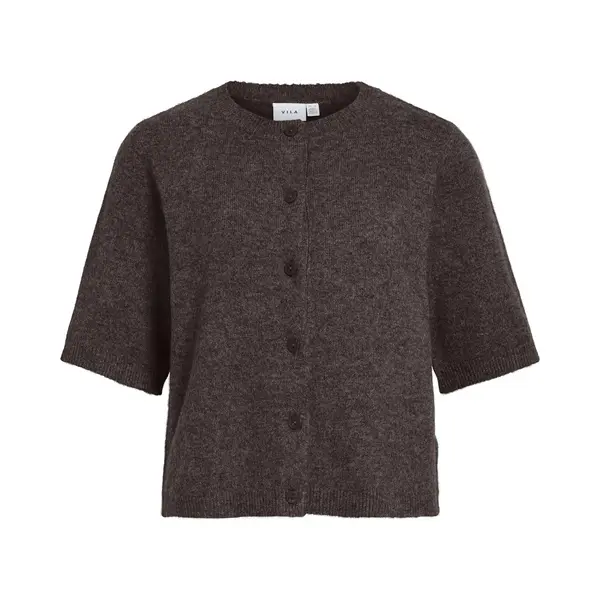Vila Strickjacke Viliga 2/4 O-Neck Knit Cardigan - Noos Materialmix, Regular Fit thumbnail