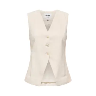 Only Gilet Onltila Life S/l Waistcoat Tlr 15367399 Cloud Dancer Dames Maat - 36