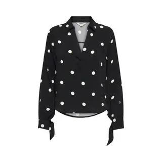 Only Blouse 'ONLBelem' Zwart / Wit