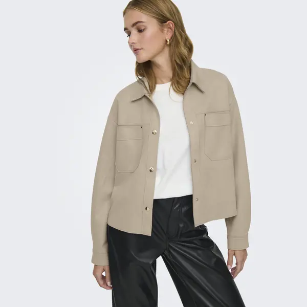 Jdyjulle L/S Fake Suede Shirt Jrs Noos thumbnail