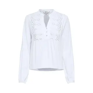 Only Onllennyo Ls Embroid V-Neck Top Noos Wvn