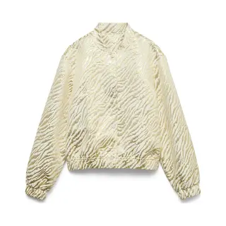 Vero Moda Blazer Vmzitta Ls Jaquard Bomber Lx Exp 10347715 Rich Gold/jaquard Dames Maat - Xl
