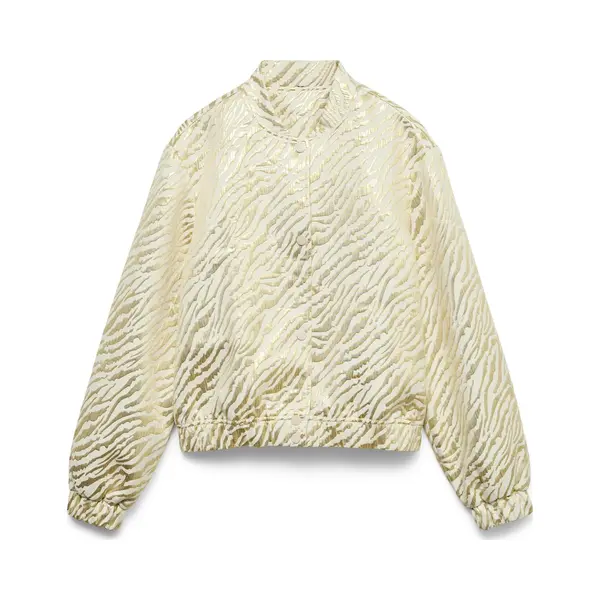 Vero Moda Blazer Vmzitta Ls Jaquard Bomber Lx Exp 10347715 Rich Gold/jaquard Dames Maat - Xl thumbnail
