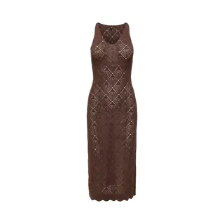 Only Gebreide Jurk Onlsunflower Midi-jurk