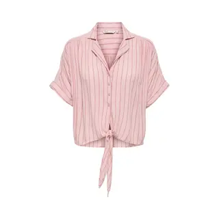 Only Onlpaula Life S/S Tie Shirt Wvn Noos