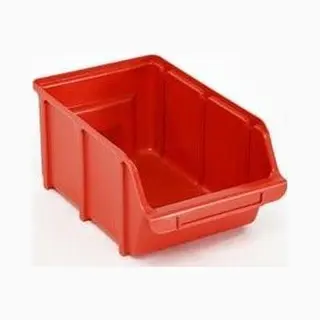 Raaco Magazijnbakken Stapelbak 4, Rood Bin 4