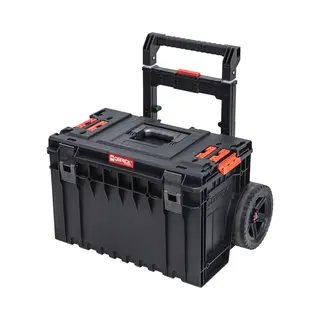 Qbrick System One Cart 2.0 - Gereedschapskist - 52 L - Zwart/rood