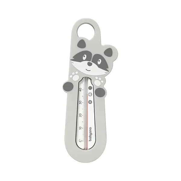 Babyono Baby Bad Thermometer - Schwimmender Badethermometer (grau), 1 Stück (1er Pack) thumbnail