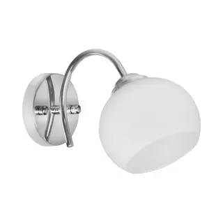 Activejet Klassieke enkele wandlamp - Irma nikkel E27 voor de woonkamer