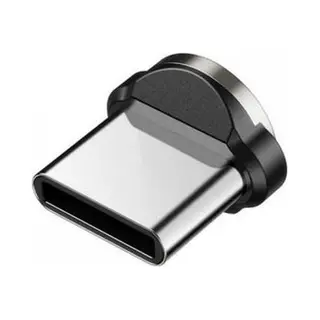 Maclean Magnetische Usb C-kabel - 1 M Gehoekte Energy MCE474 In Zwart, Ondersteunt Snelladen 9V / 2A, 5V / 3A, Nylon Vlecht