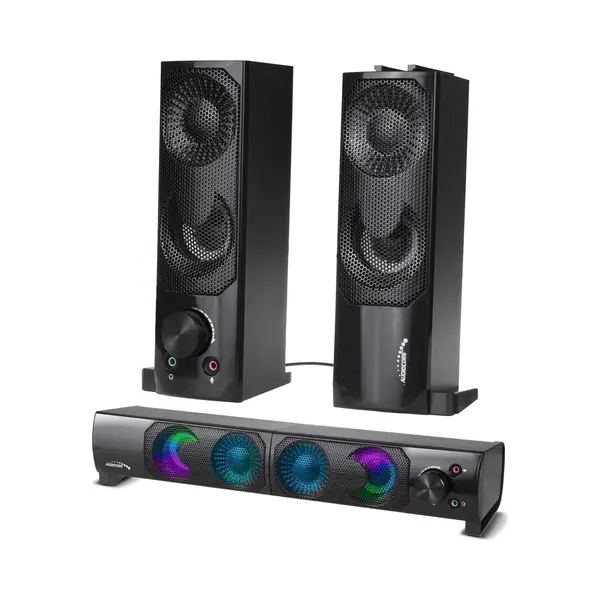 Audiocore - 2 In 1 2.0 Pc Luidspreker Met Soundbar Functie thumbnail