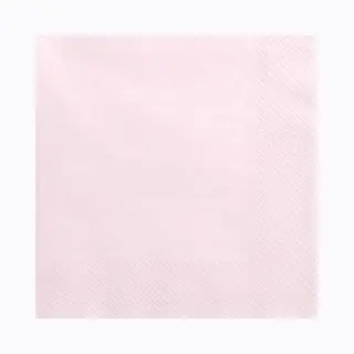 PartyDeco Servietten 33x33 Cm 3-lagig 20 Stück Papierservietten Servierten Für Geburtstag Hochzeit Und Party Zartrosa/Dreilagige Servietten In Rosa -