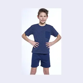 Cornette Katoenen Pyama Jongens | Korte Mouw Korte Broek | Shortama | Lagoon 218/118 146/152
