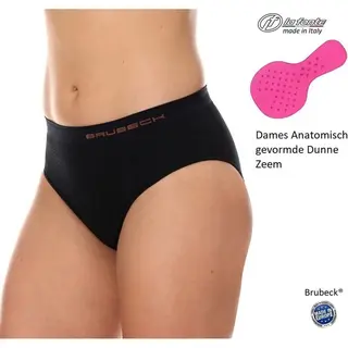 Brubeck Fahrradslip Damen Gepolstert | Fahrradunterhose Atmungsaktiv | Fahrrad Slip | Bike Underwear For Women | 3D-Struktur | Gr. M | HI10300